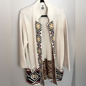 Cream old navy sweater